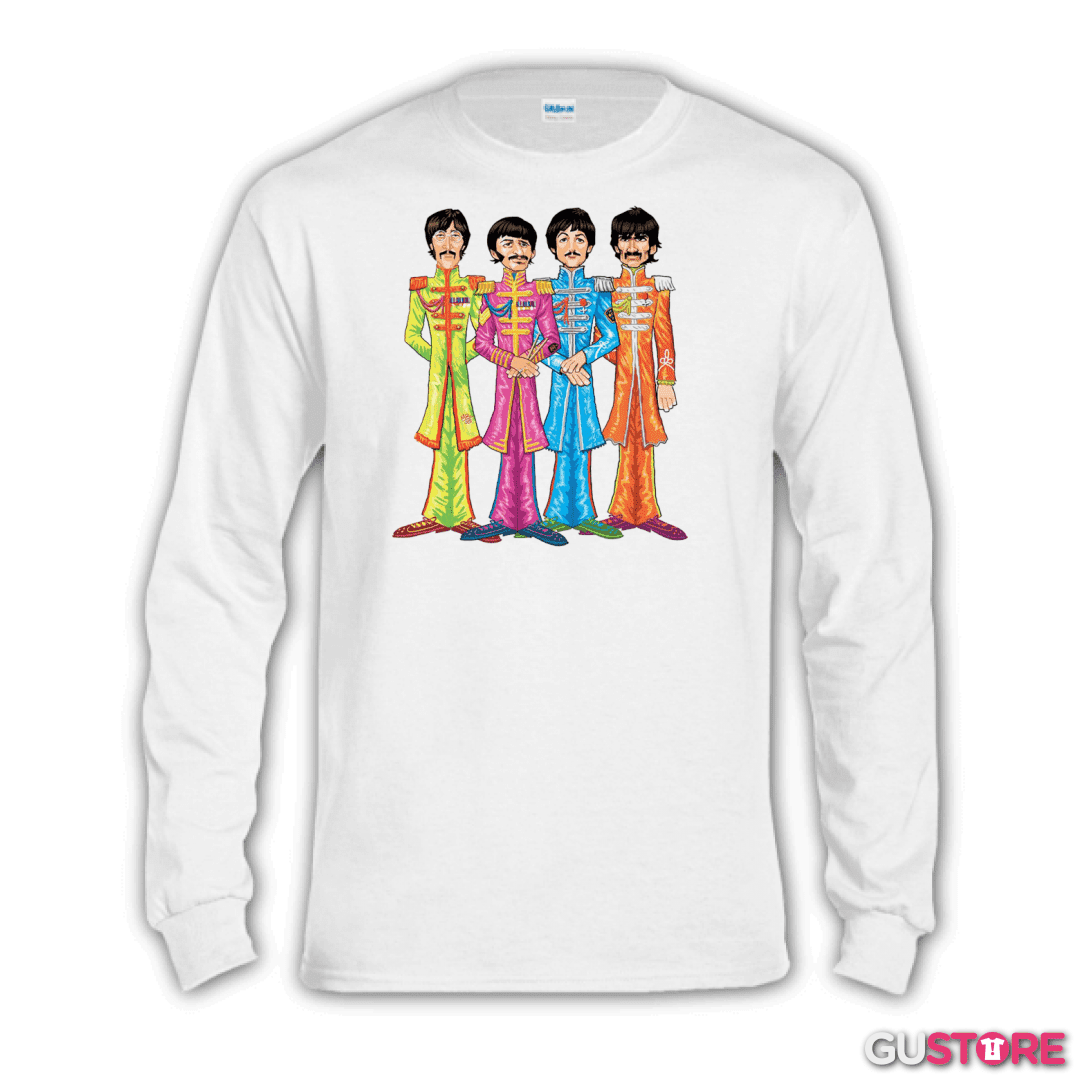 Polera manga larga BEATLES DIBUJO 