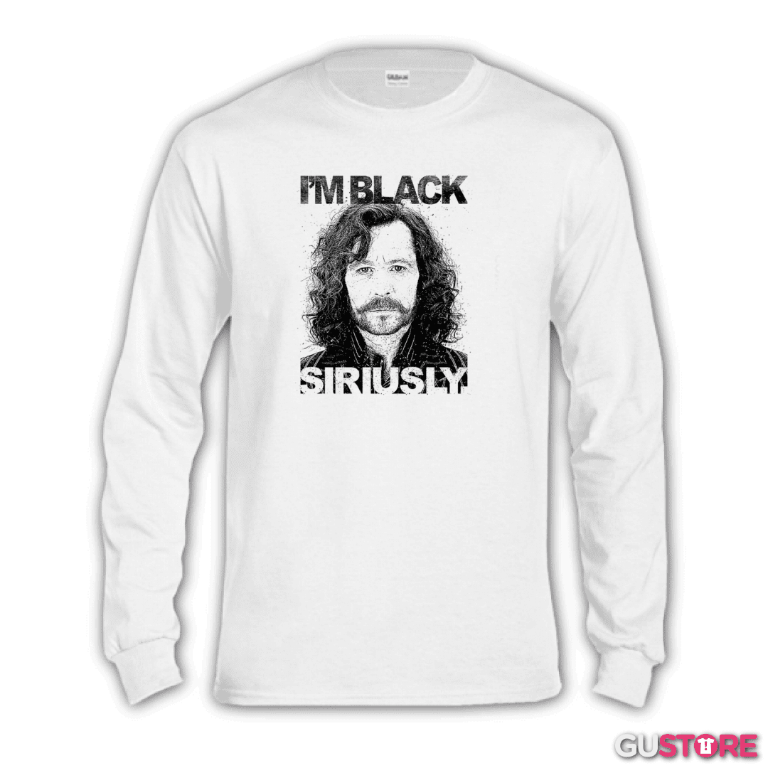 Polera manga larga Im black siriusly