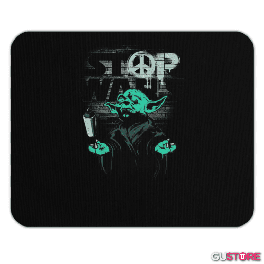 Mousepad Stop war  yoda