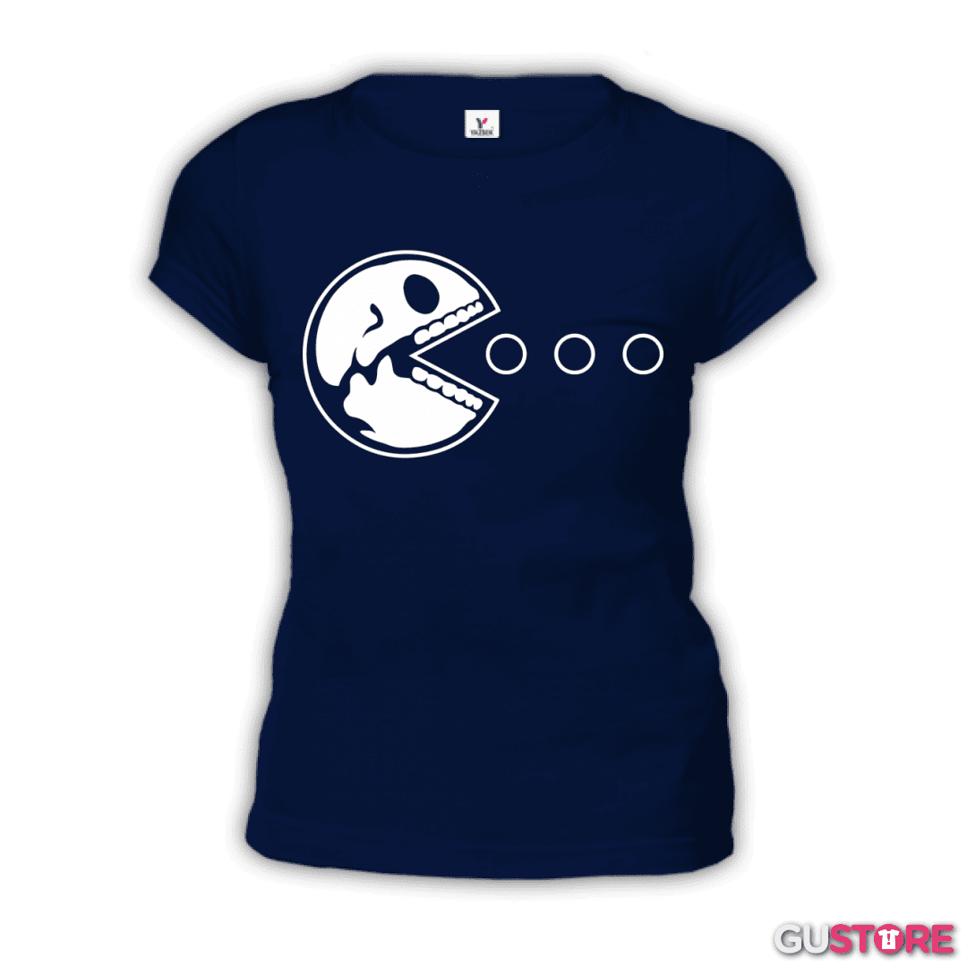 Polera de Mujer Pacman - Skull V2