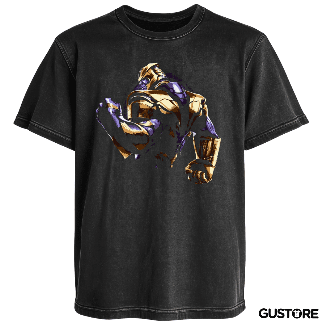 Polera desgastada El titan loco