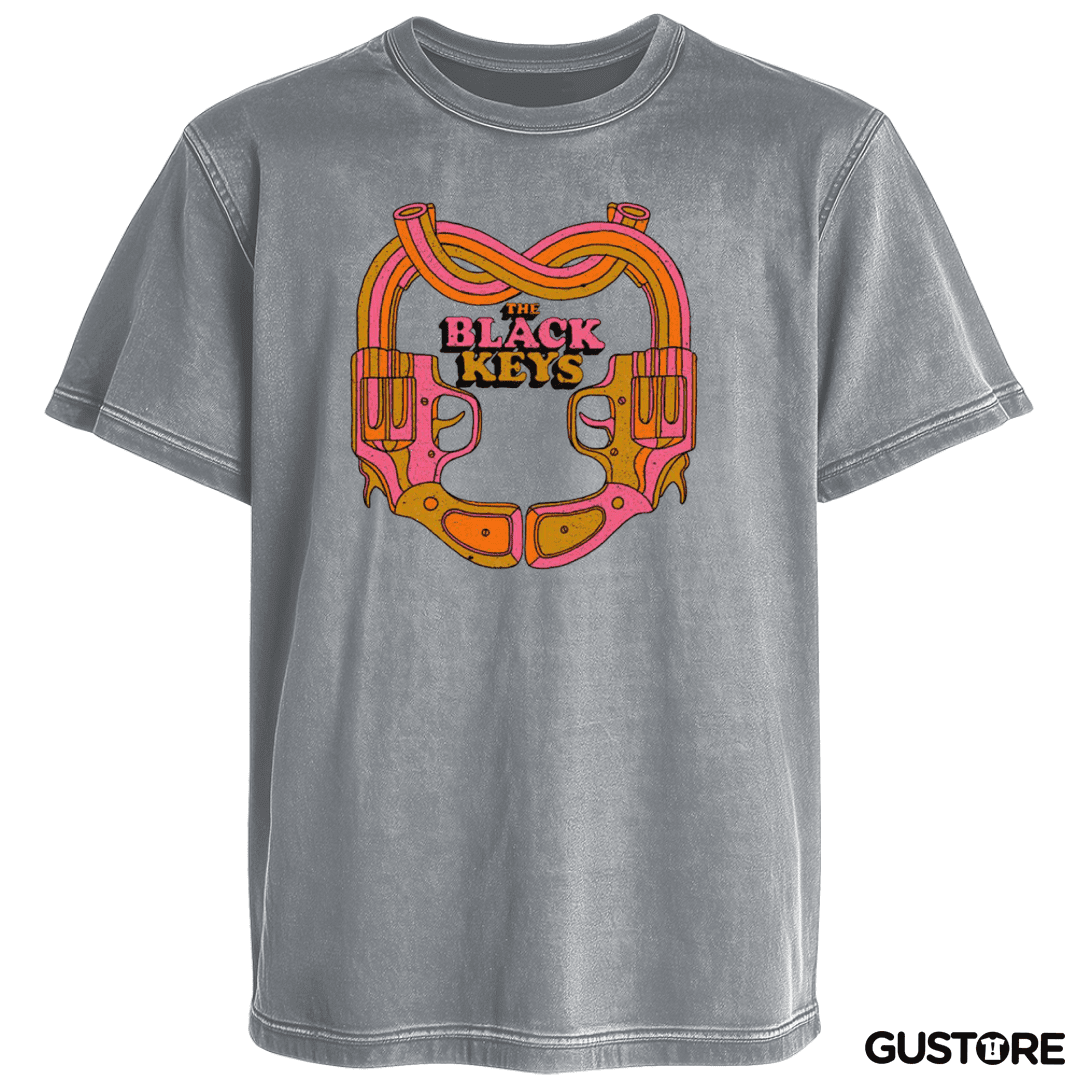 Polera desgastada The black keys guns