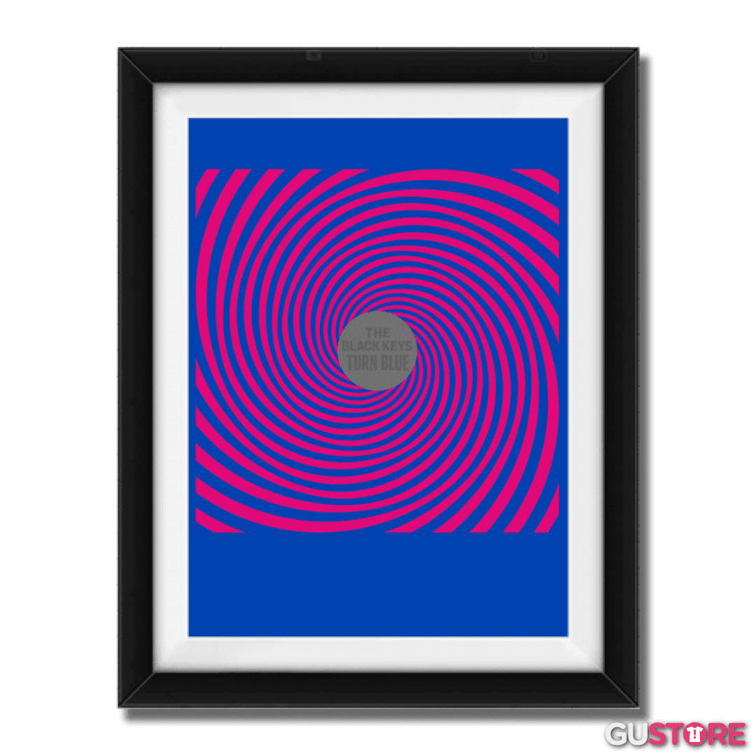 Cuadro decorativo The black keys turn blue