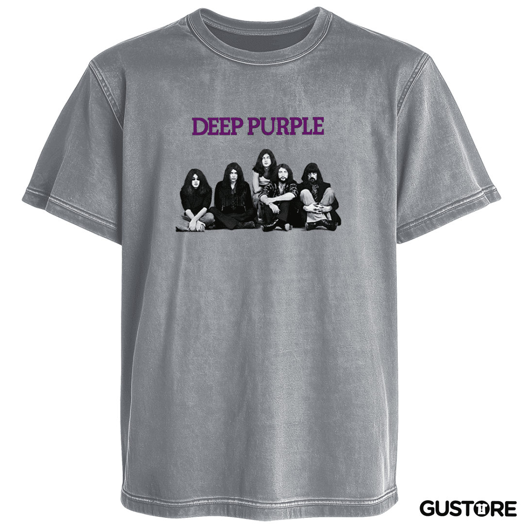 Polera desgastada Deep purple 3