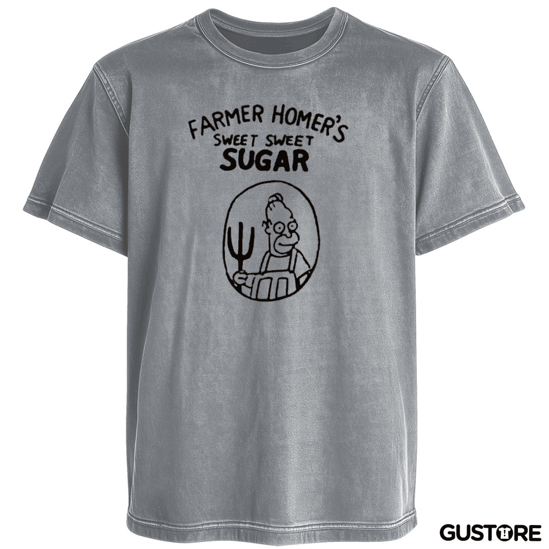 Polera desgastada Farmer Homers sweet sugar