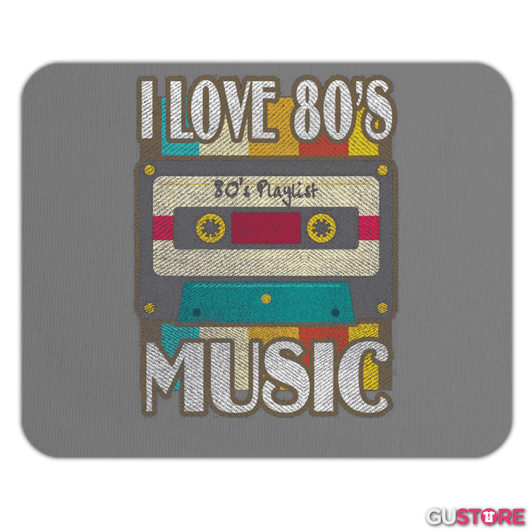 Mousepad I LOVE 80s
