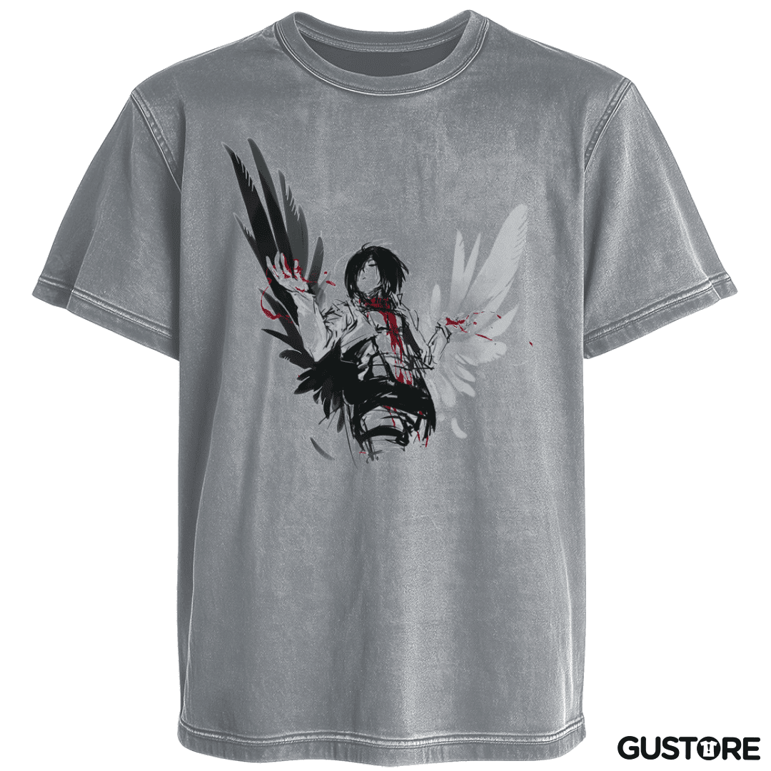 Polera desgastada Mikasa 