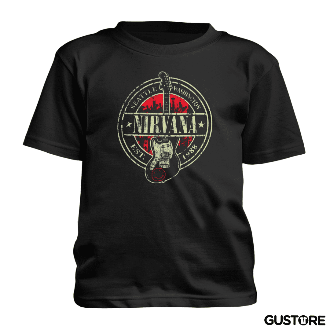 Polera de niño Nirvana Seattle