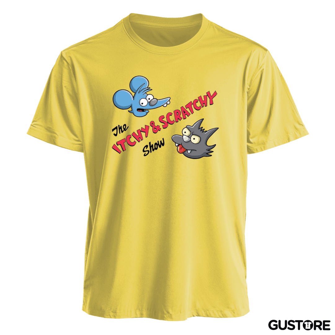 Polera The Itchy and Scratchy show