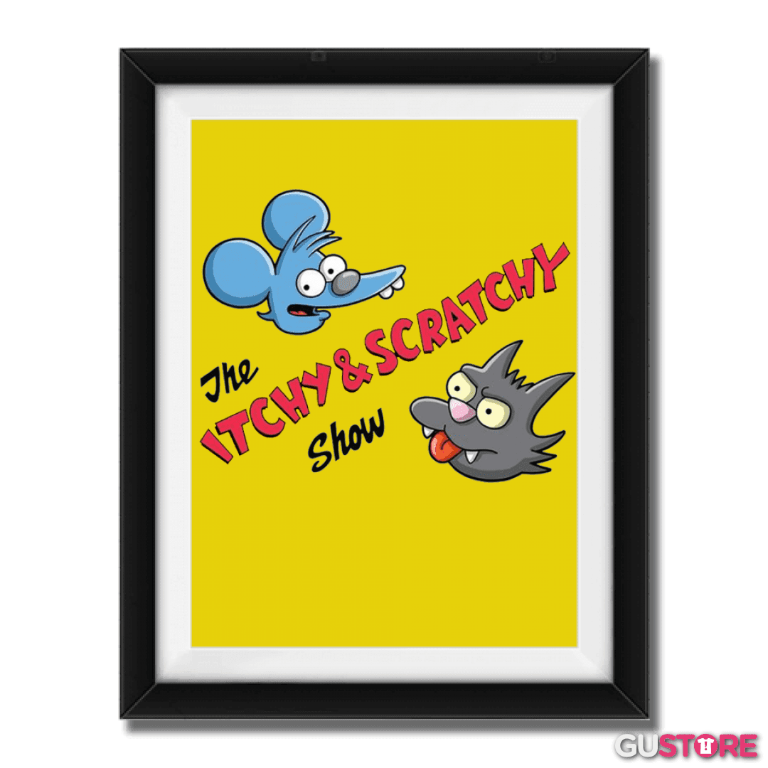 Cuadro decorativo The Itchy and Scratchy show
