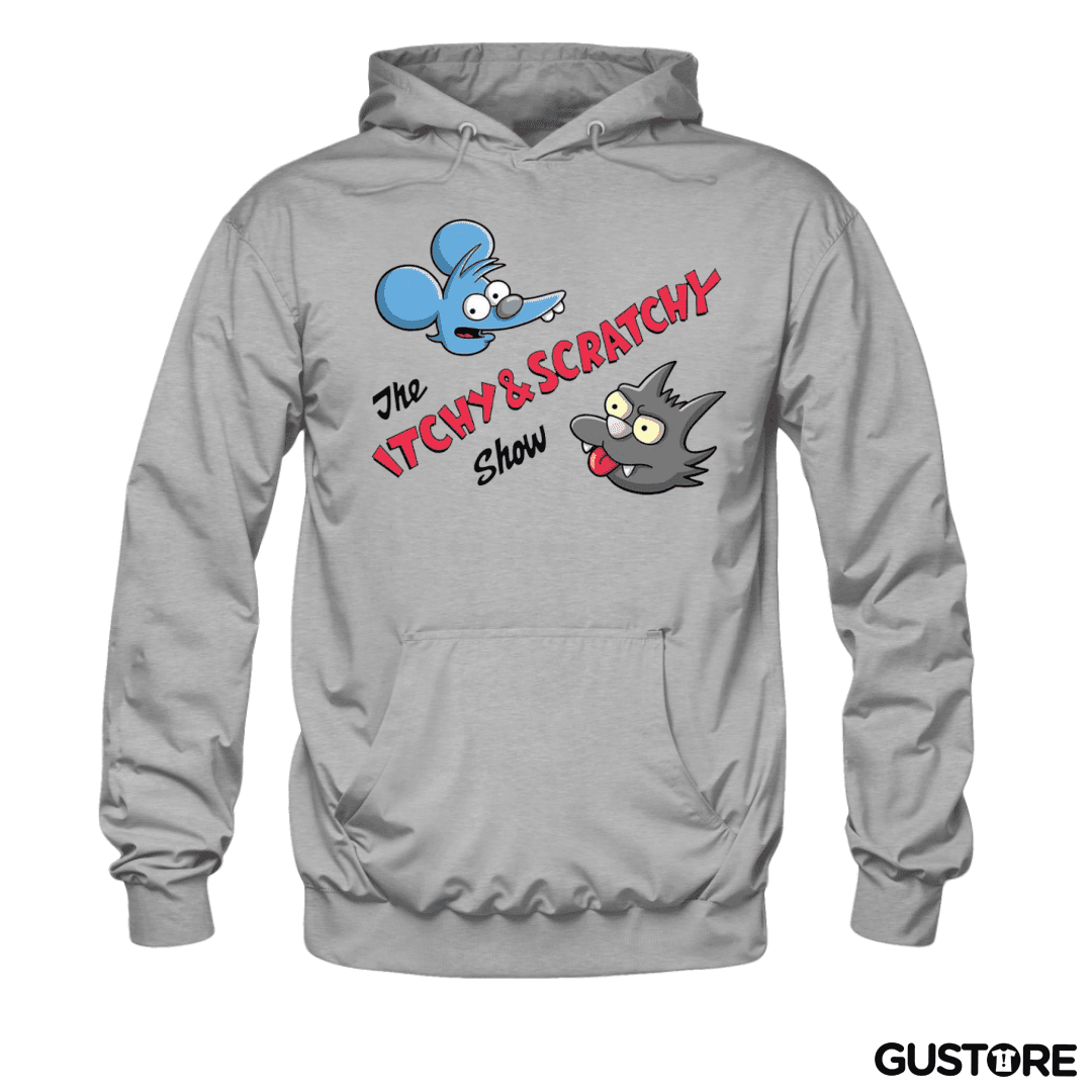 Polerón Canguro The Itchy and Scratchy show