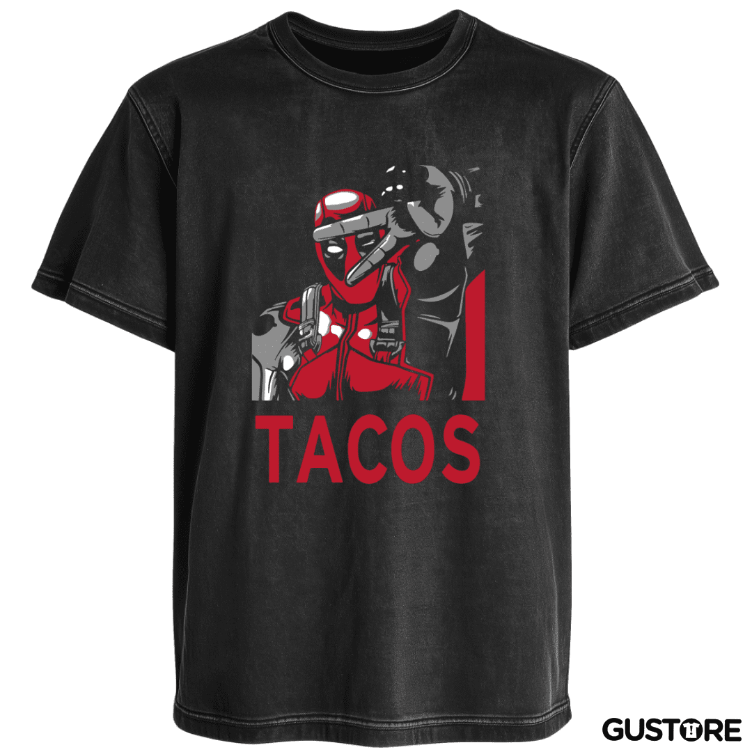 Polera desgastada Pozo de la Muerte - Tacos
