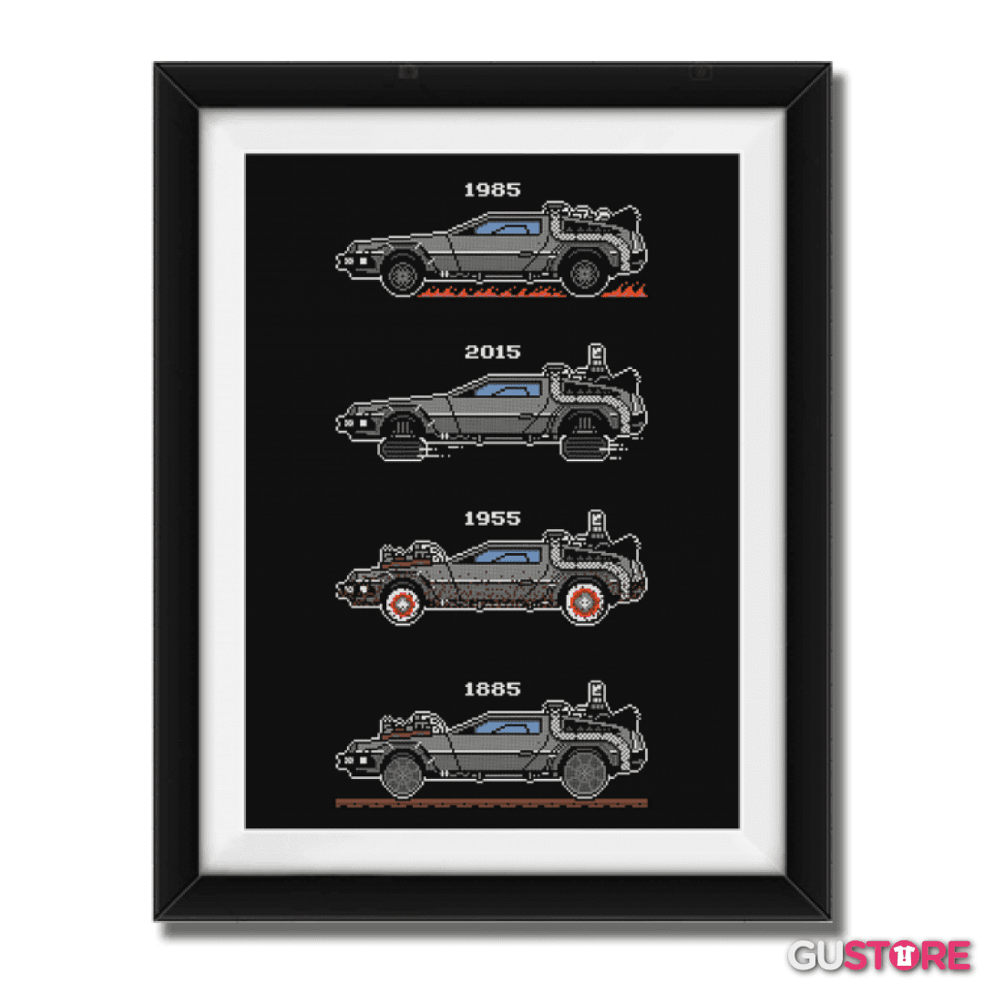 Cuadro decorativo deloreans