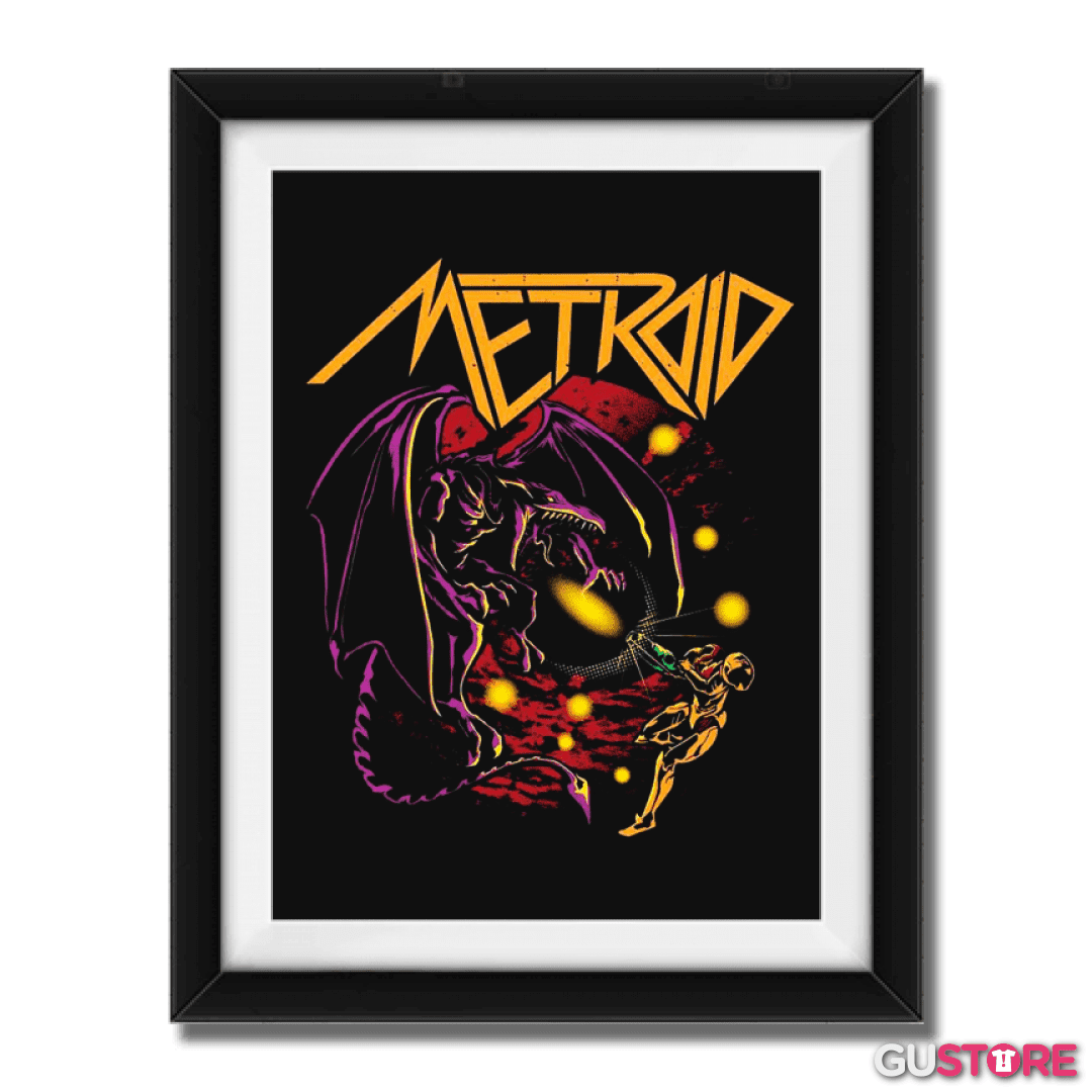 Cuadro decorativo Metal Metroid
