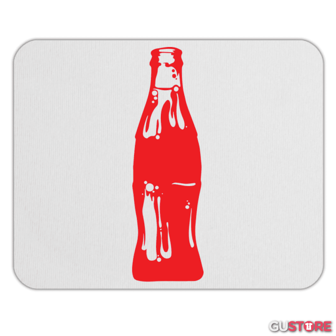 Mousepad Botella roja