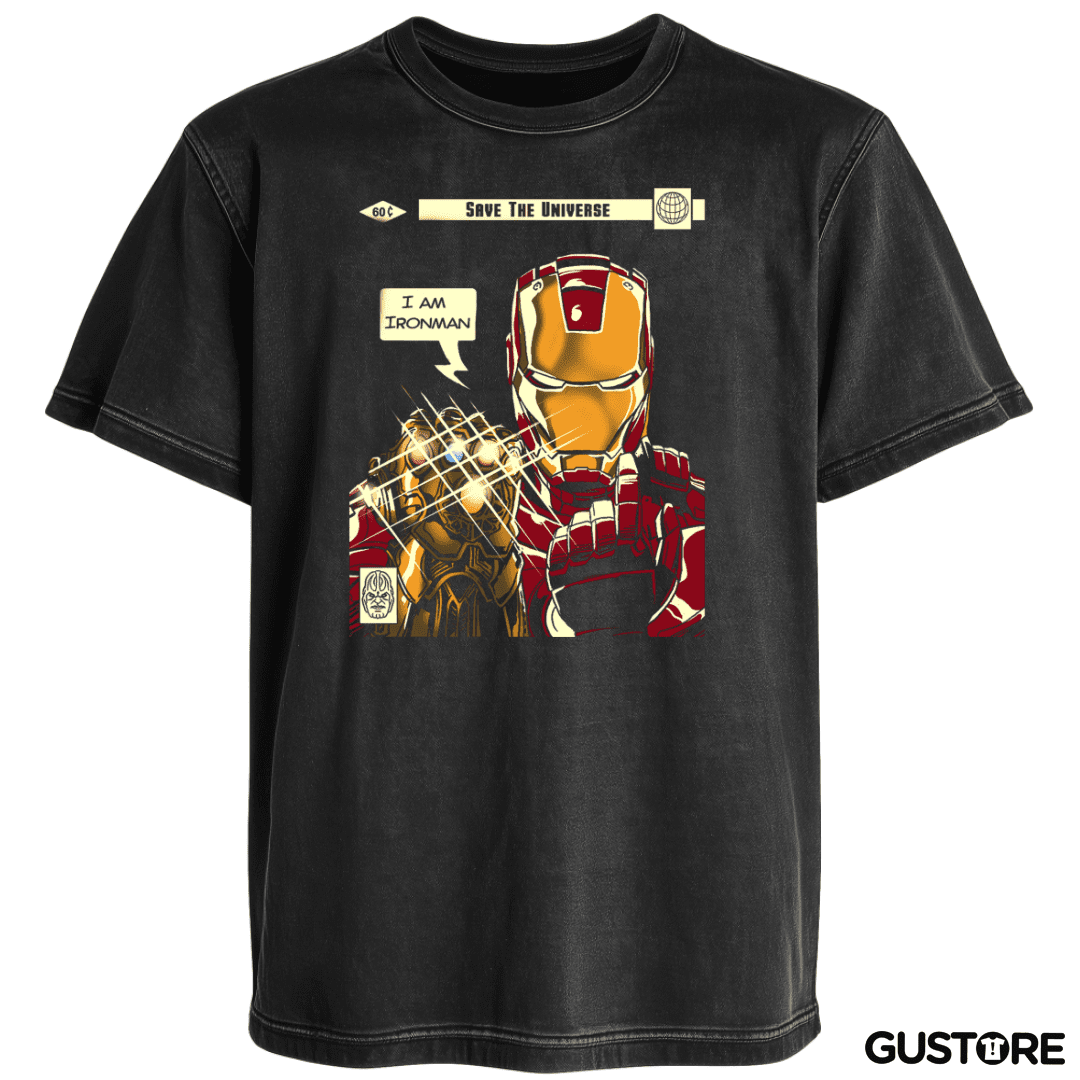 Polera desgastada Yo soy el chico de hierro