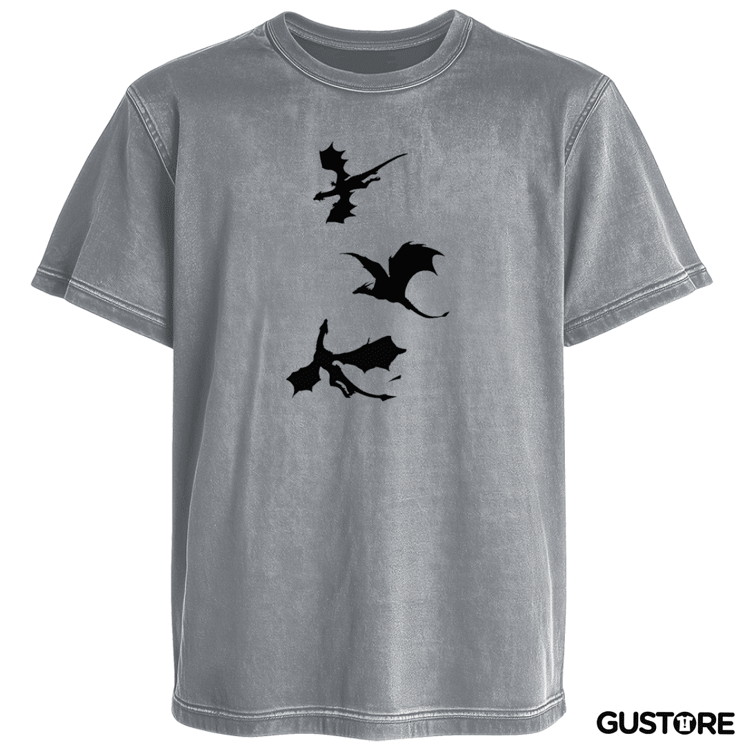 Polera desgastada Dragones