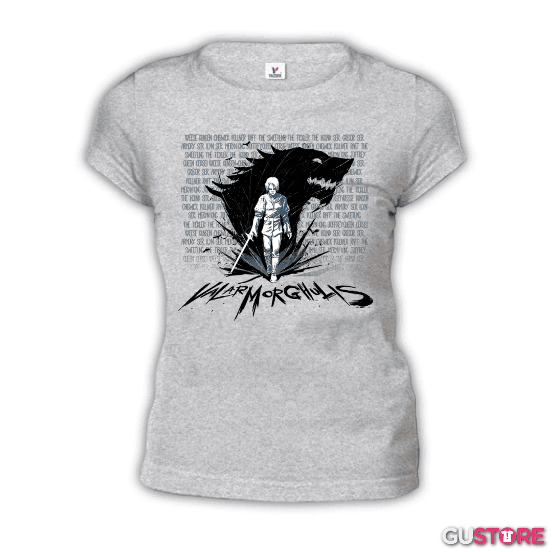 Polera de Mujer arya valar morghulis