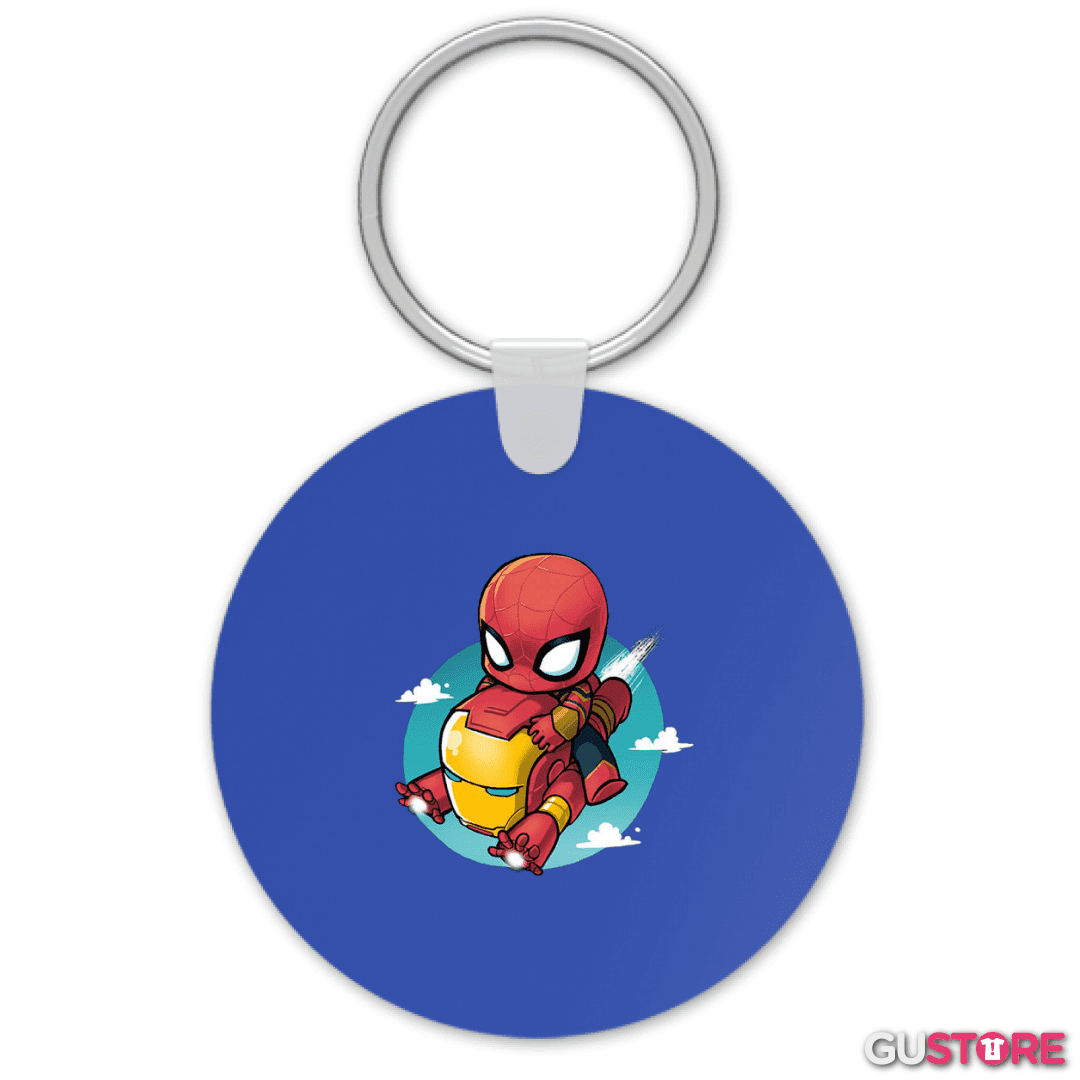 Llavero Mini spiderman iron man