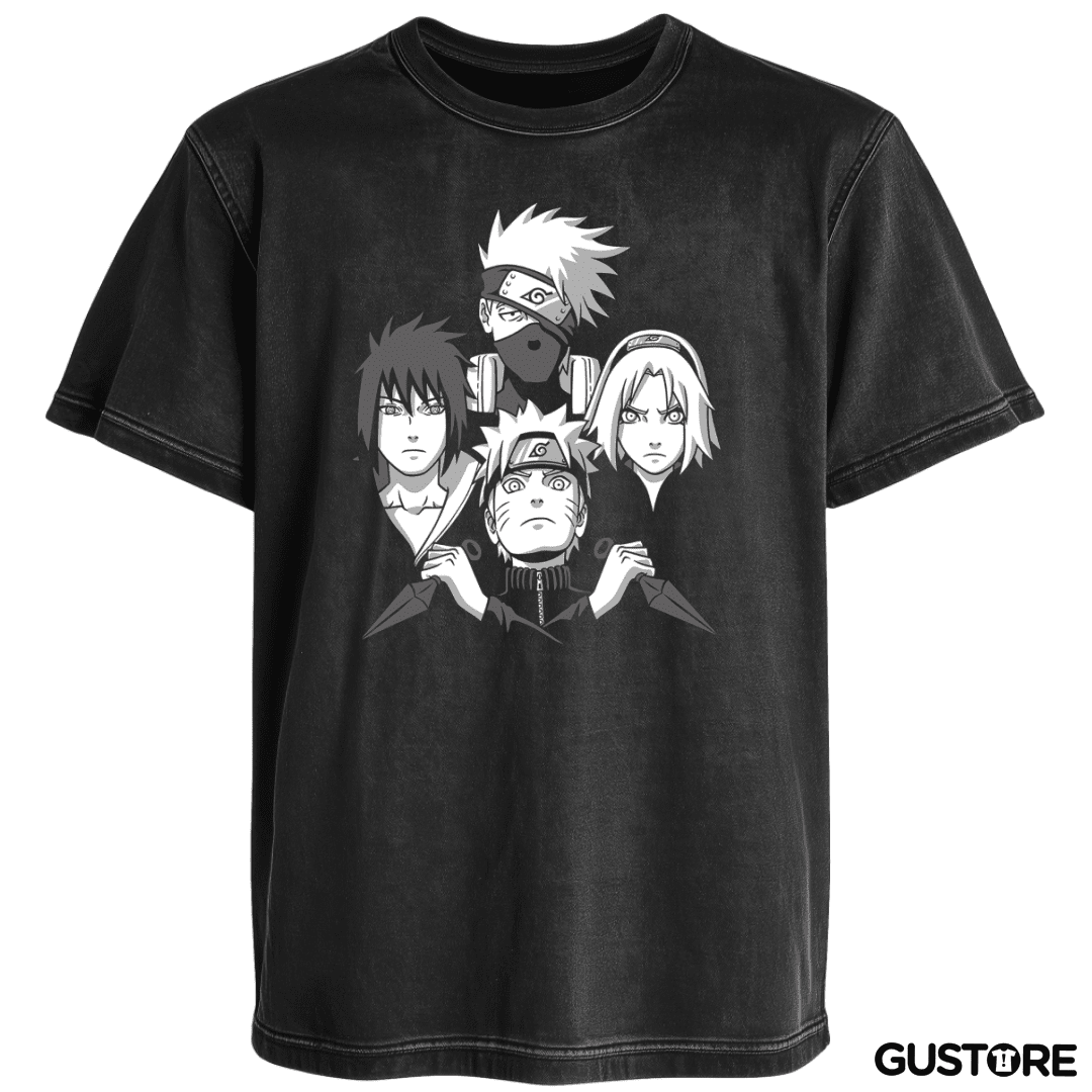 Polera desgastada Naruto rhapsody