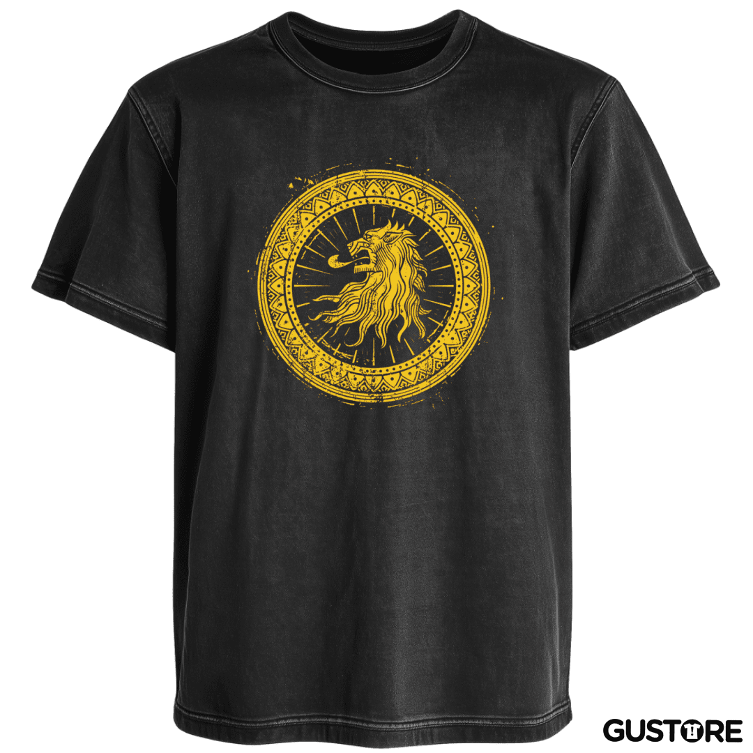 Polera desgastada Lannister símbolo 
