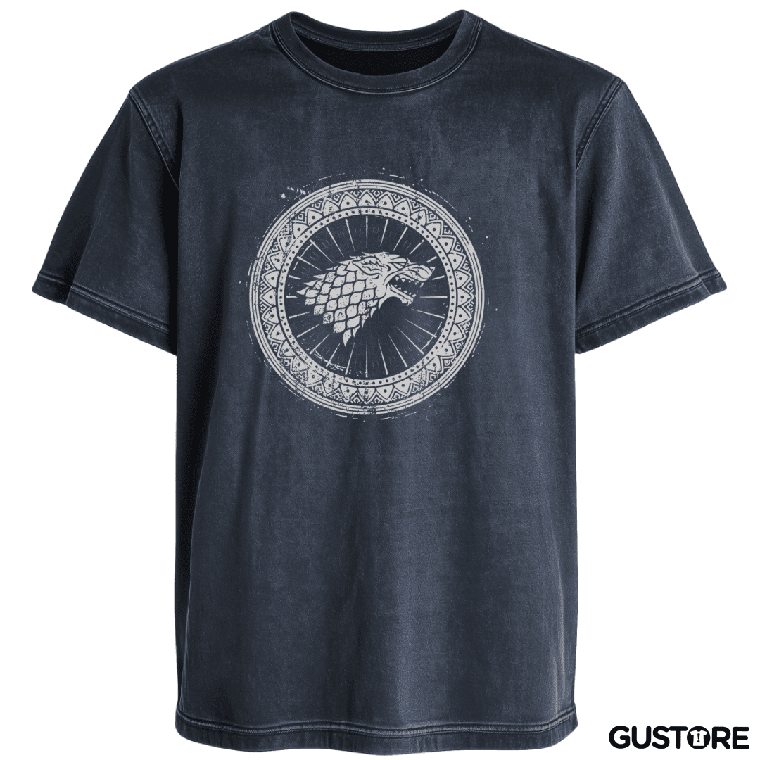 Polera desgastada Stark simbolo 