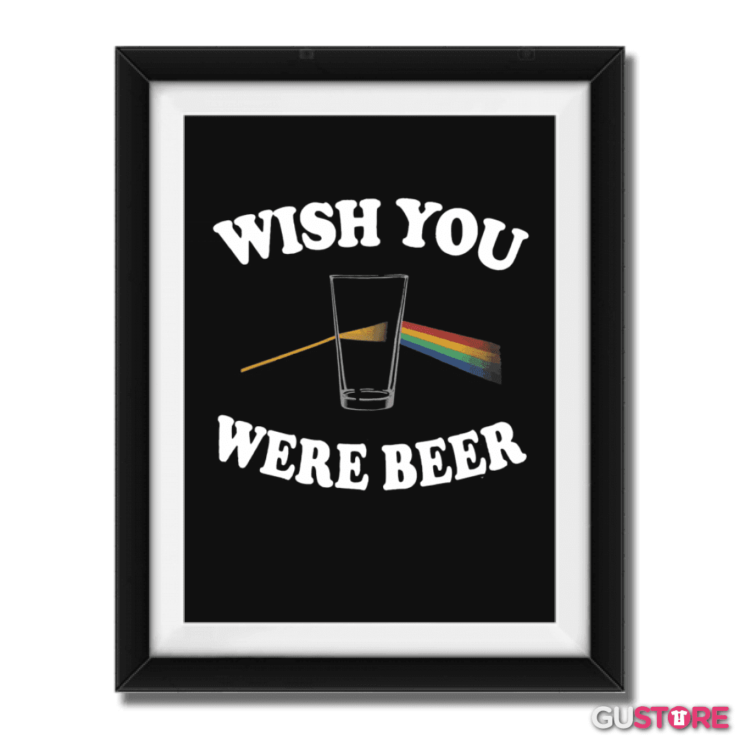 Cuadro decorativo WISH YOU WERE BEER