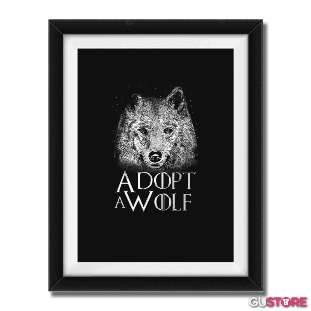 Cuadro decorativo Adopt a wolf 