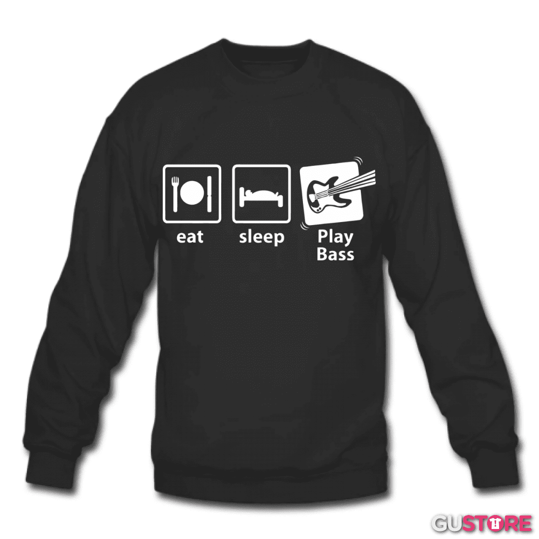 Poleron polo Eat Sleep Play Bass
