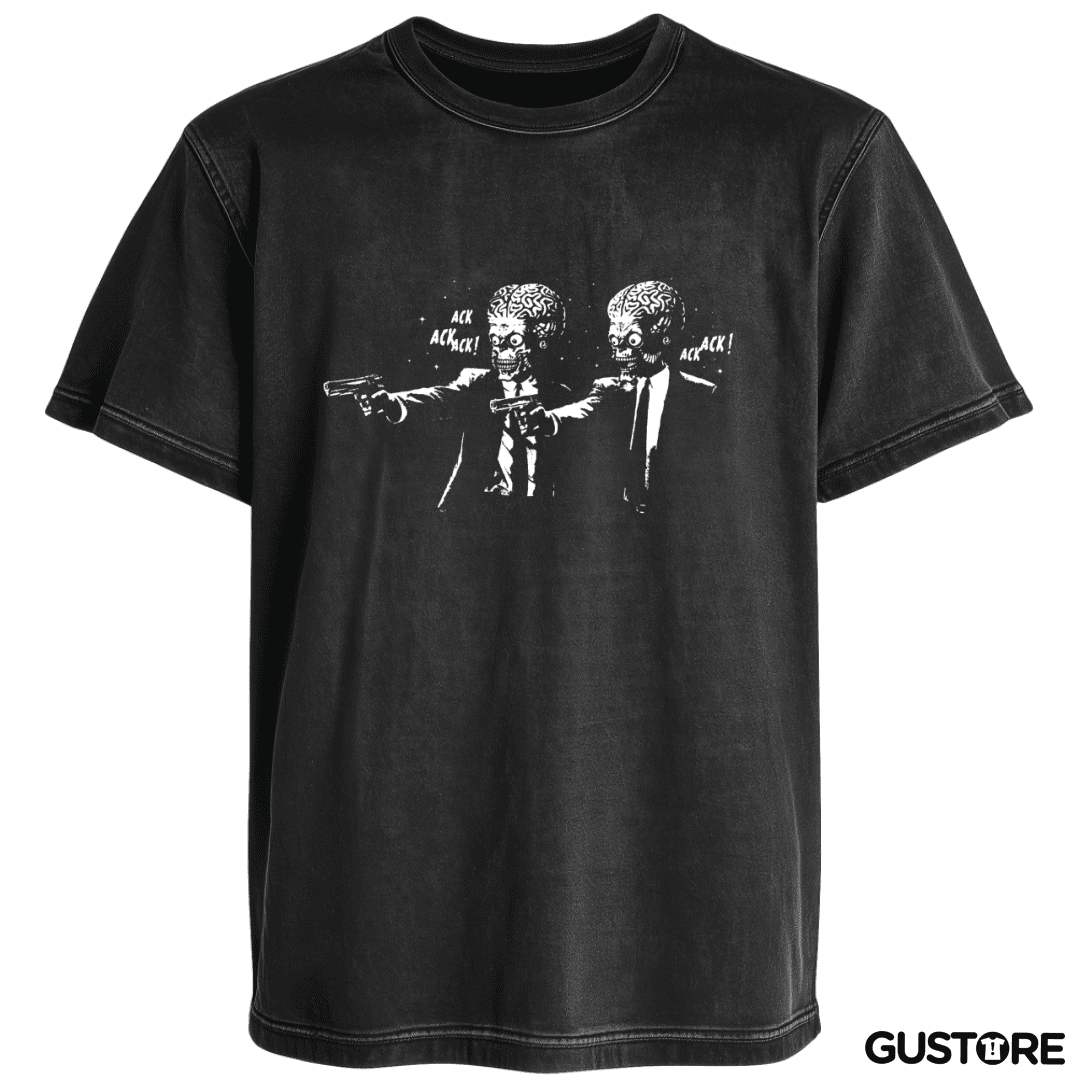 Polera desgastada Ack attack