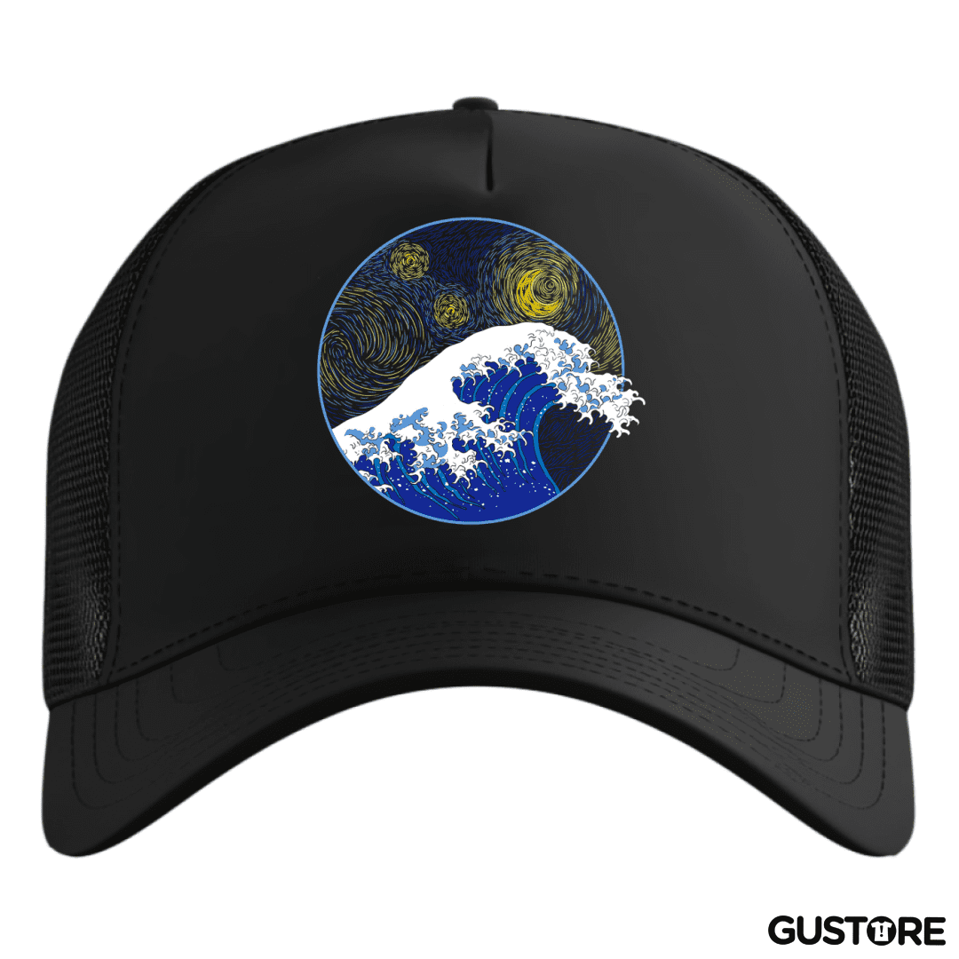 Gorro La gran ola starry night