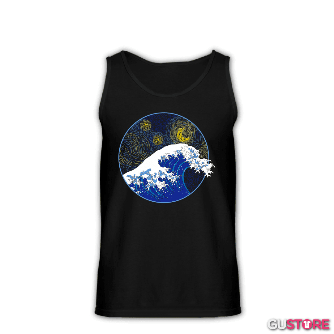 Sudadera La gran ola starry night