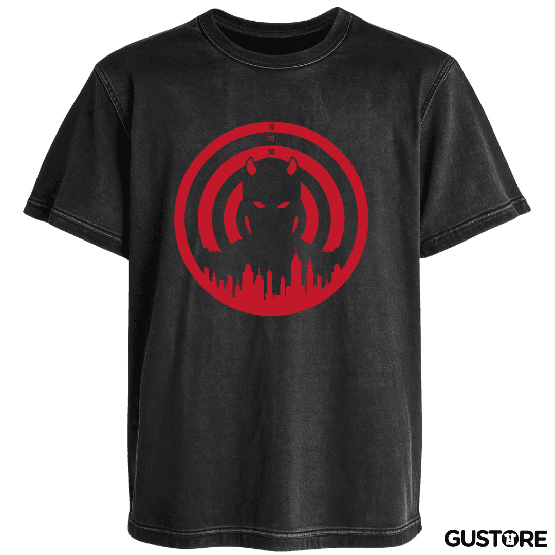 Polera desgastada Daredevil
