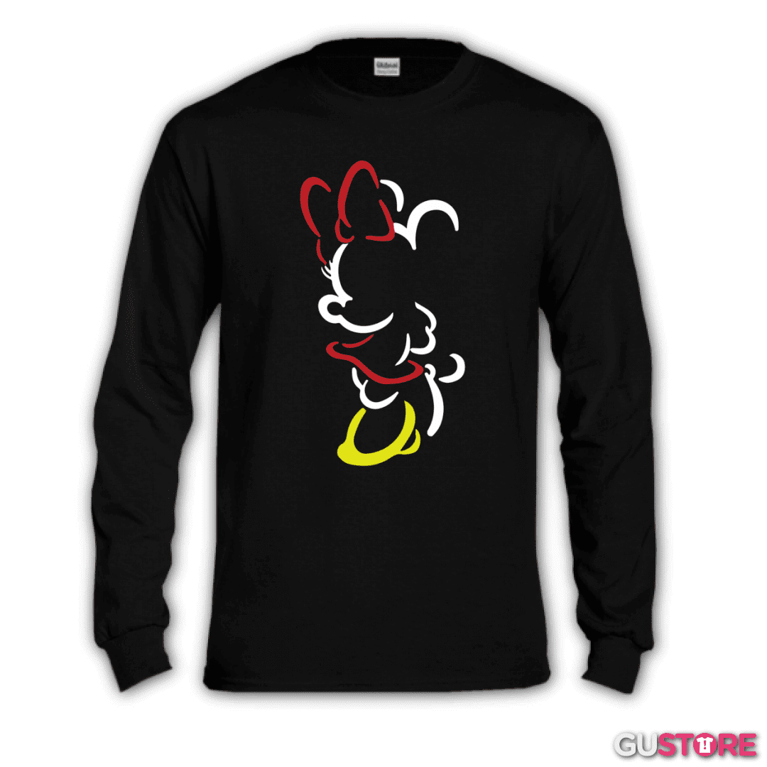 Polera manga larga Mickey y Minnie