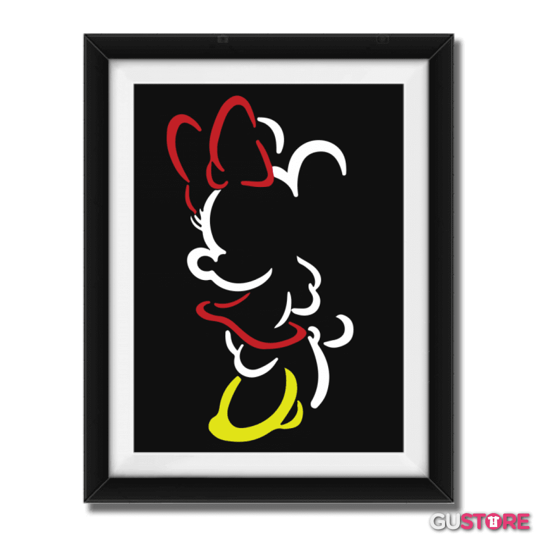 Cuadro decorativo Mickey y Minnie