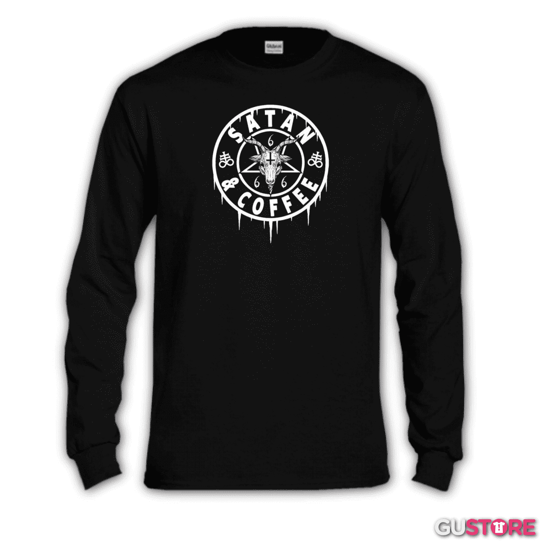 Polera manga larga Satan coffee