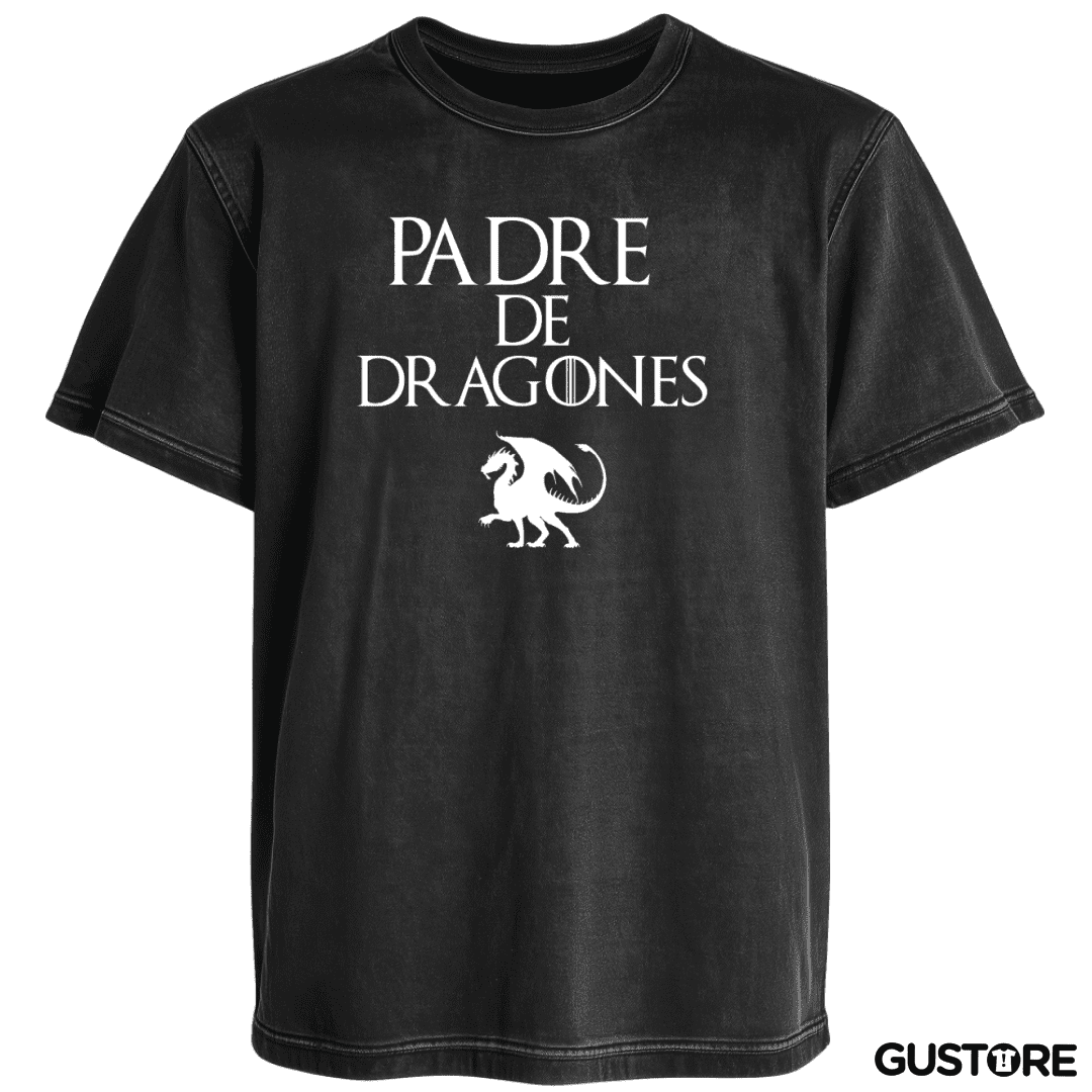 Polera desgastada Padre de dragones