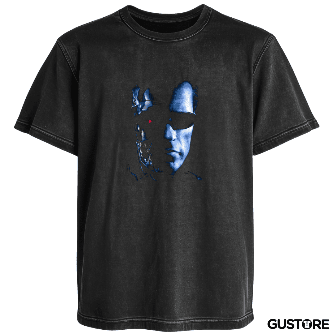 Polera desgastada Arnold terminator