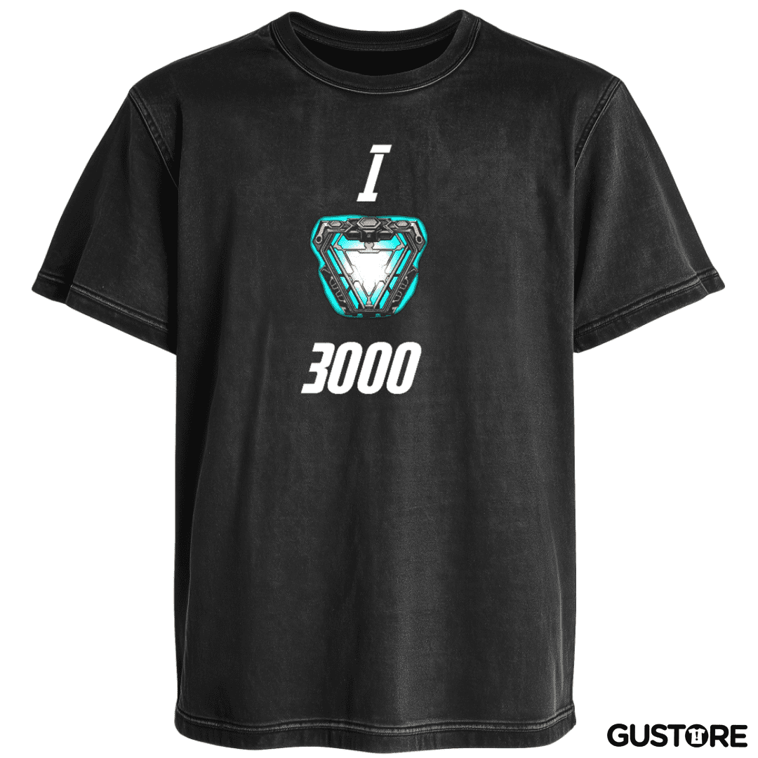 Polera desgastada Te amo 3000 reactor