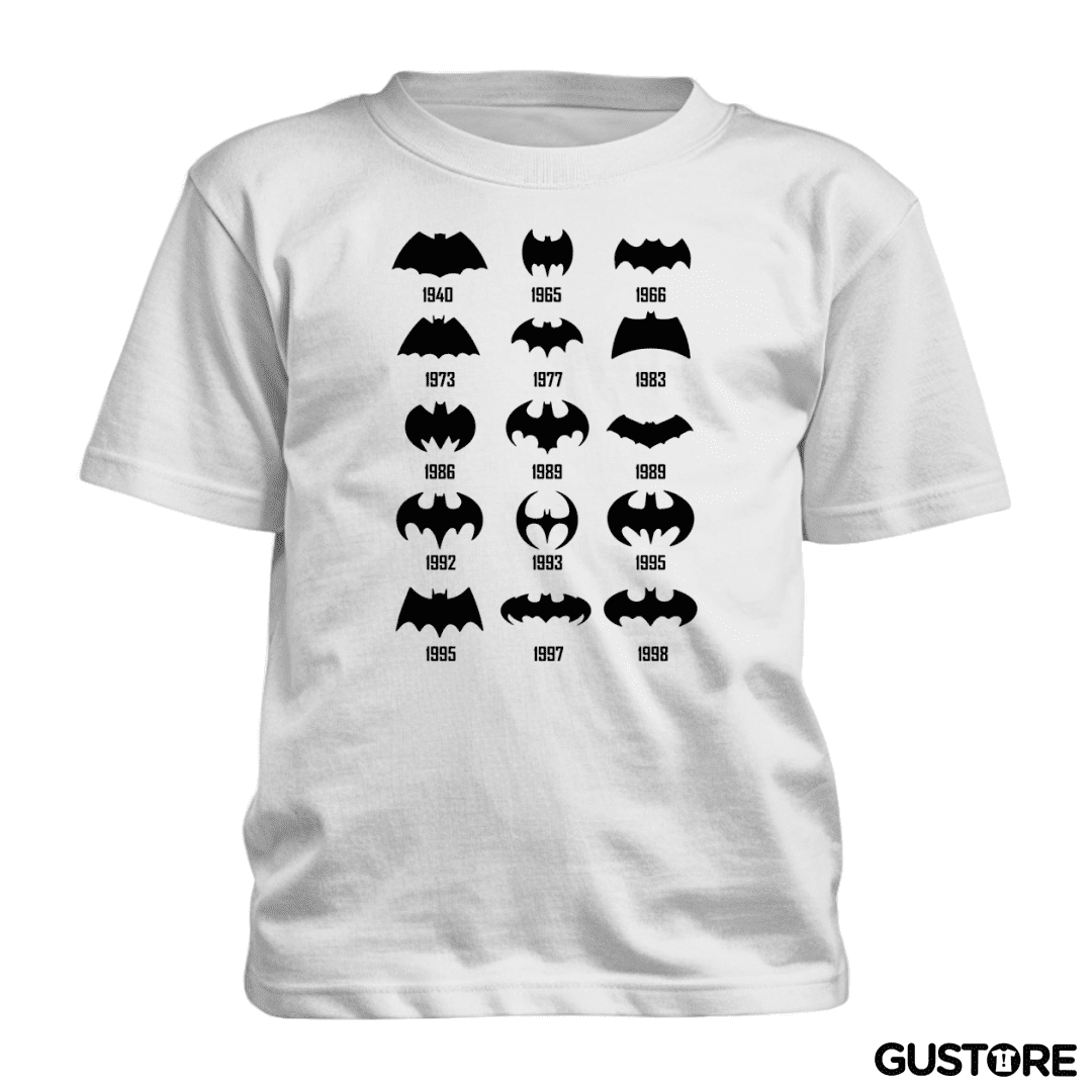 Polera de niño Batman Logo History