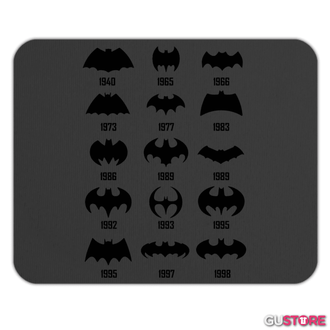 Mousepad Batman Logo History