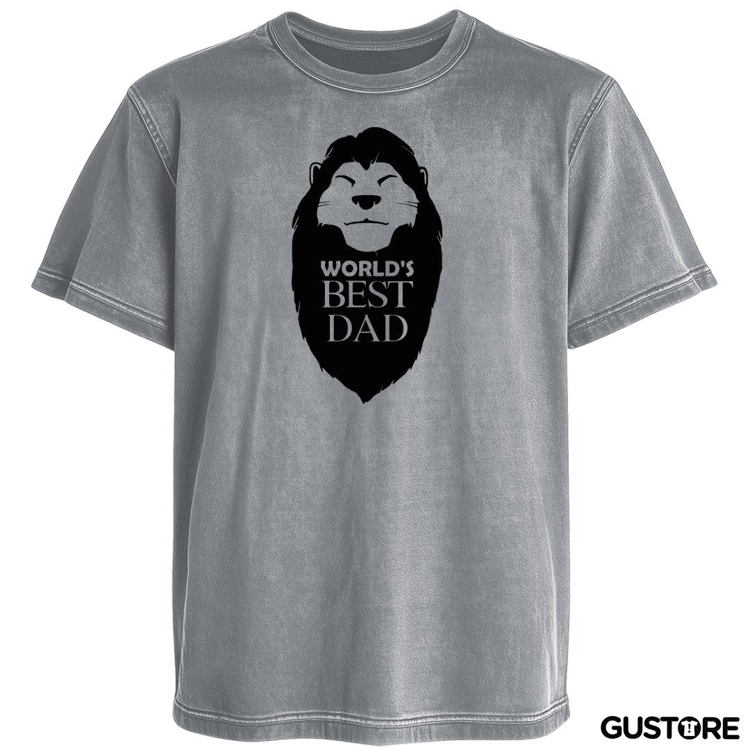 Polera desgastada Worlds best dad