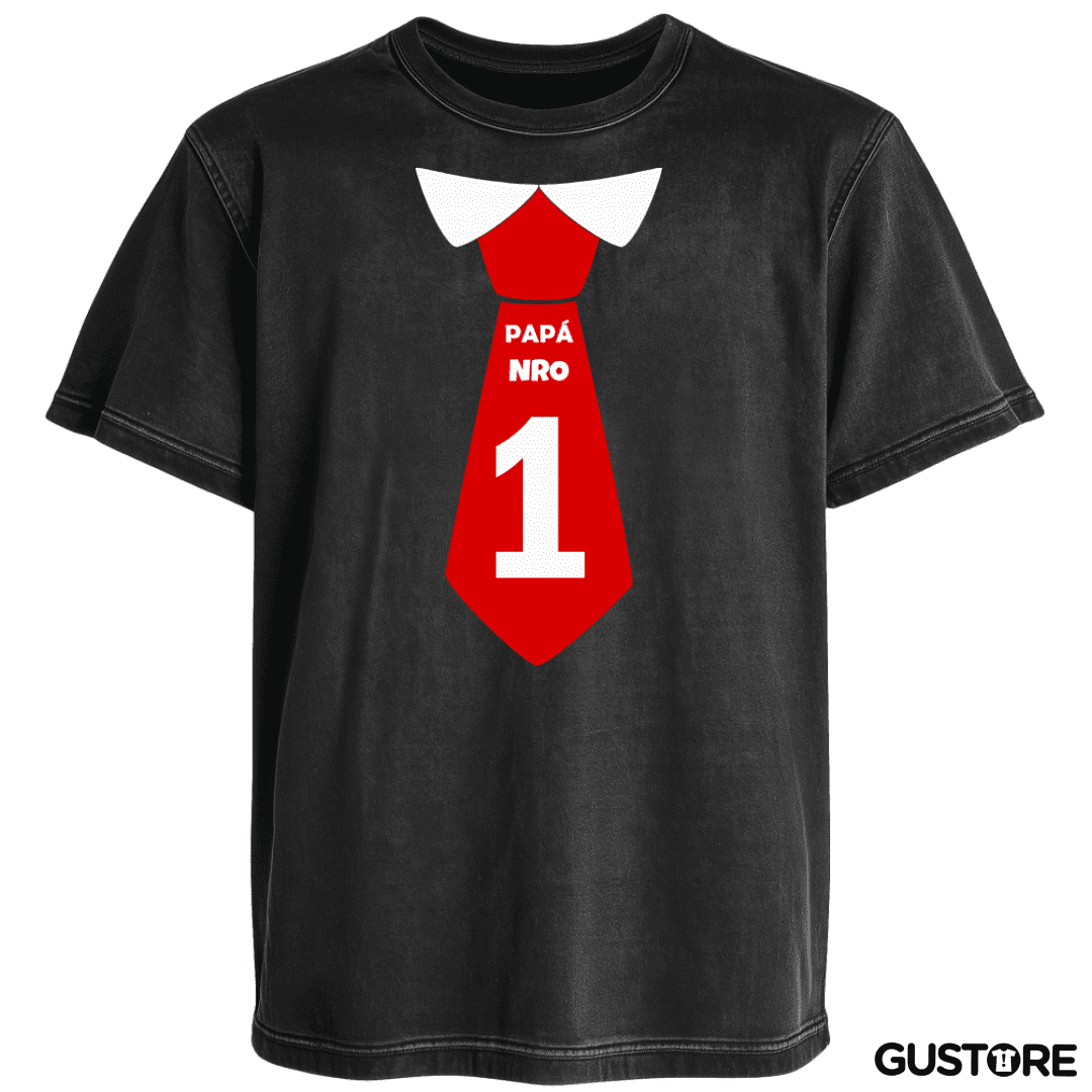 Polera desgastada Papa nro 1