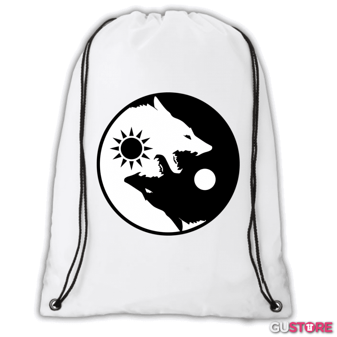 Mochila Ying yang wolf