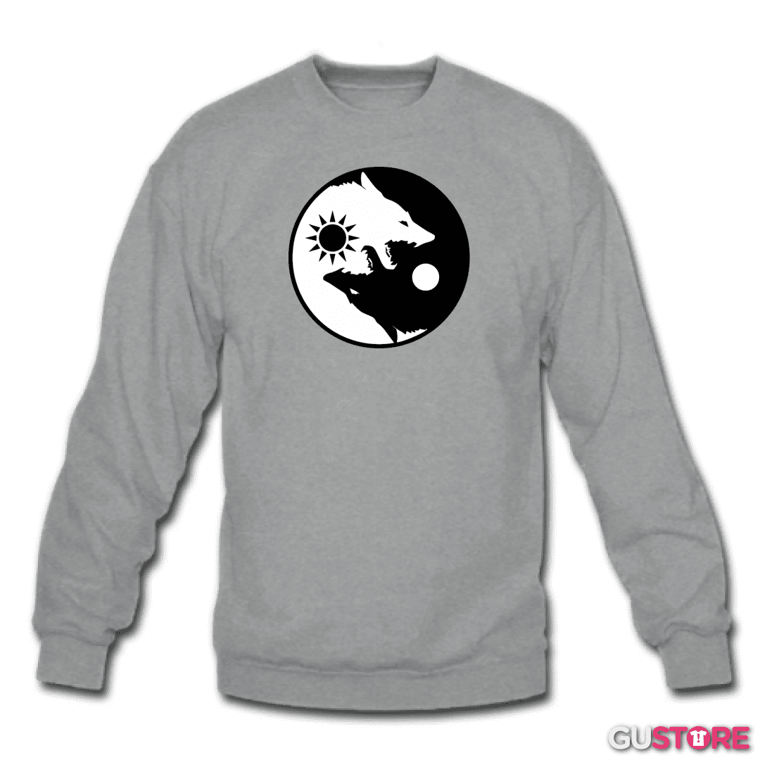 Poleron polo Ying yang wolf