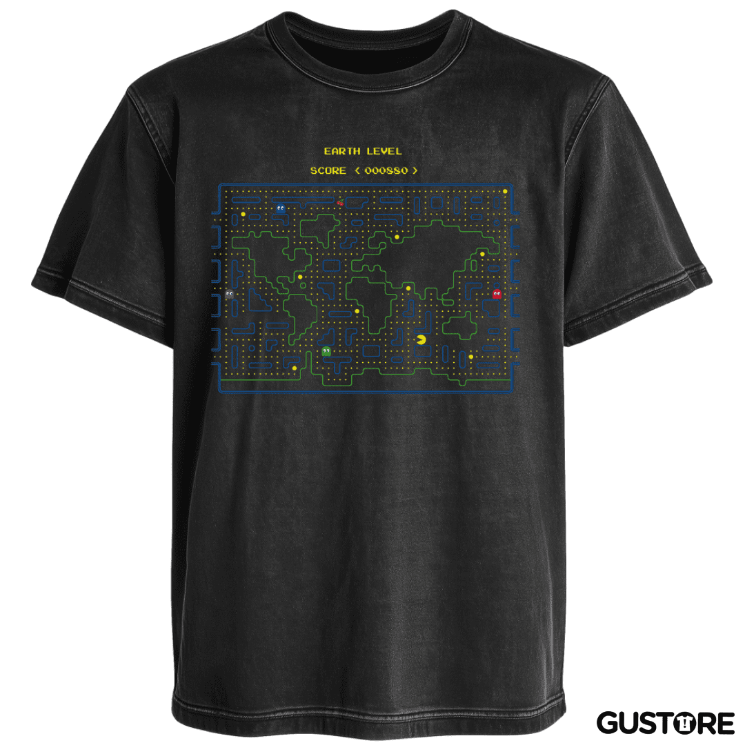 Polera desgastada Earth Level
