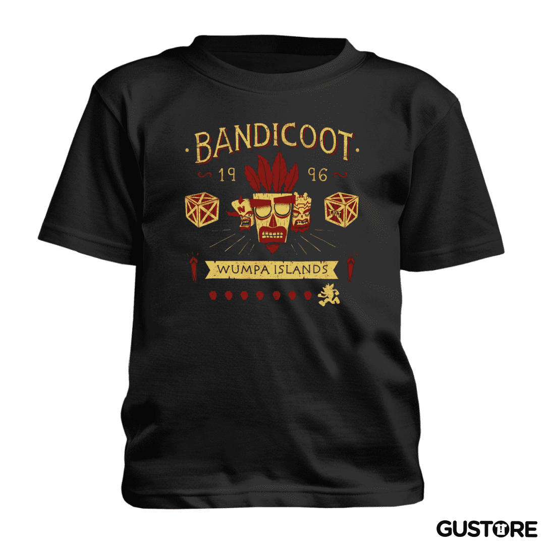 Polera de niño Bandicoot wumpa islands