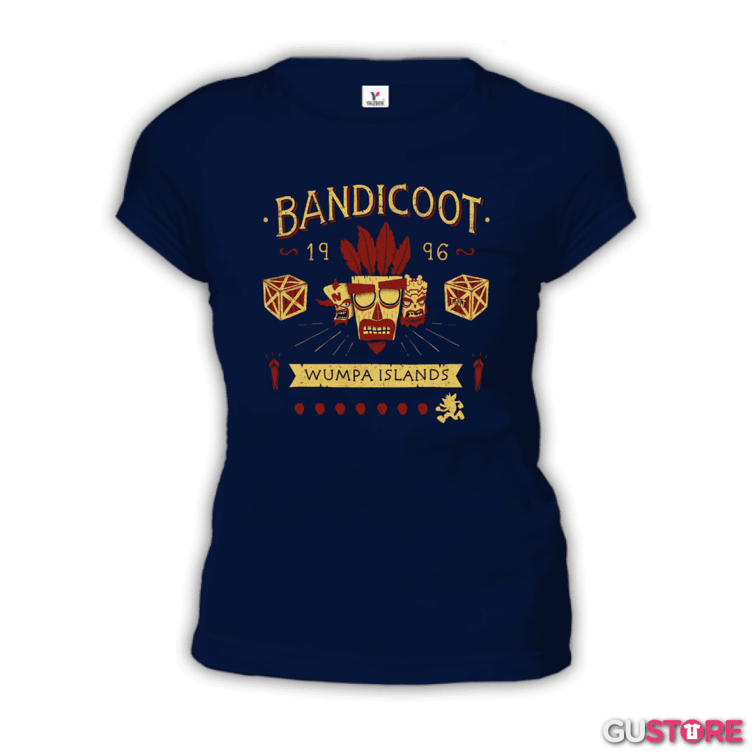 Polera de Mujer Bandicoot wumpa islands