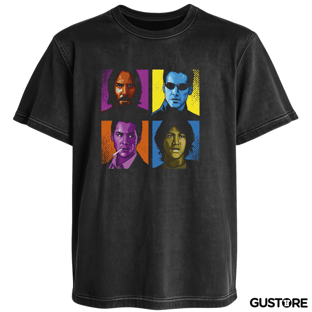 Polera desgastada keanu reeves