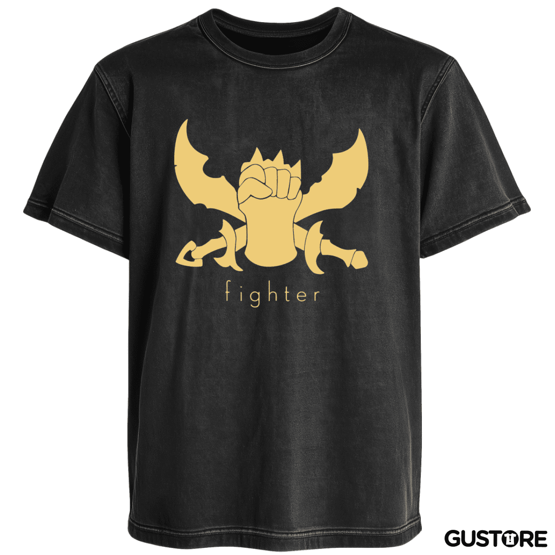 Polera desgastada Fighter
